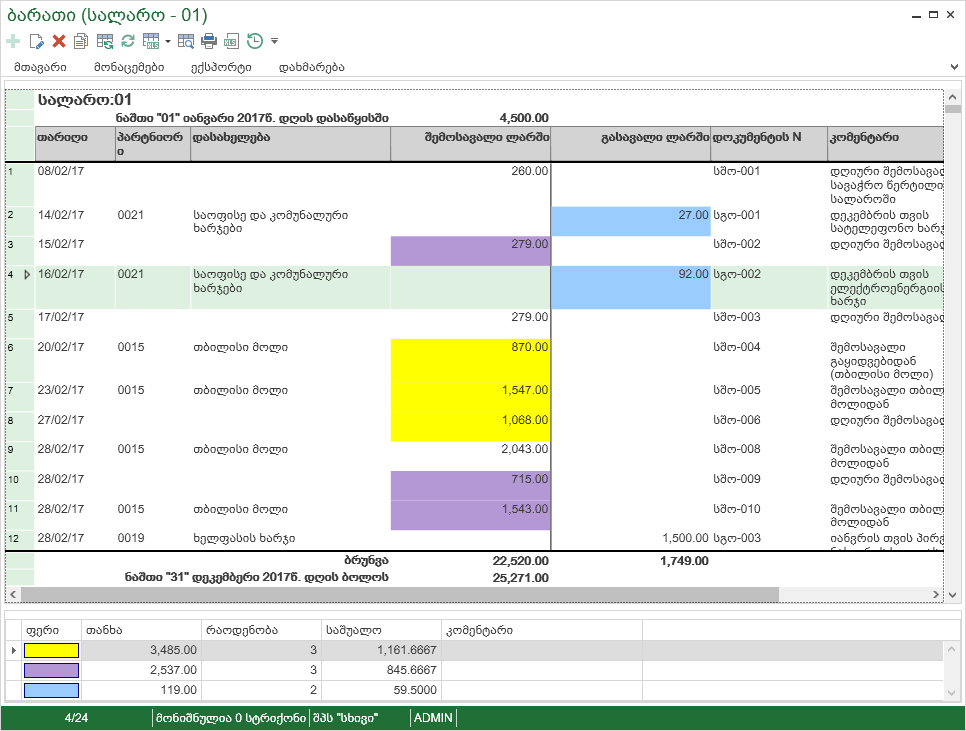 UI.Table.Summaries